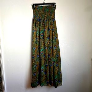 Show Me Your Mumu peacock dress/skirt